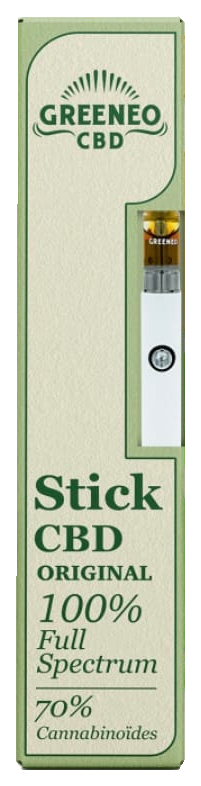 Stick CBD Original 70 % – Greeneo — Vape Pen Full Spectrum