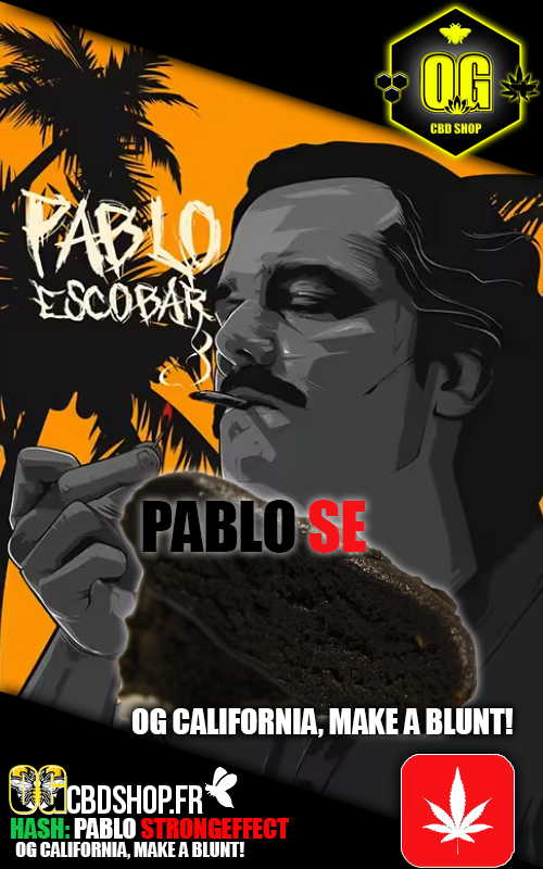 el PABLO SE : Une résine aux accents de légende urbaine, pour des sensations strongeffect inoubliables.