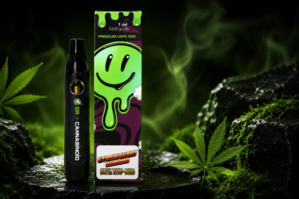 Strawberry Banana Plus THV N10 Strawberry Banana Plus THV N10, vape premium 95 %, 1 ml, 600 puffs