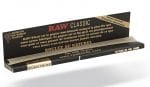 RAW Black Classic Kingsize Slim – vue intérieure Carnet RAW Black Classic Kingsize Slim ouvert